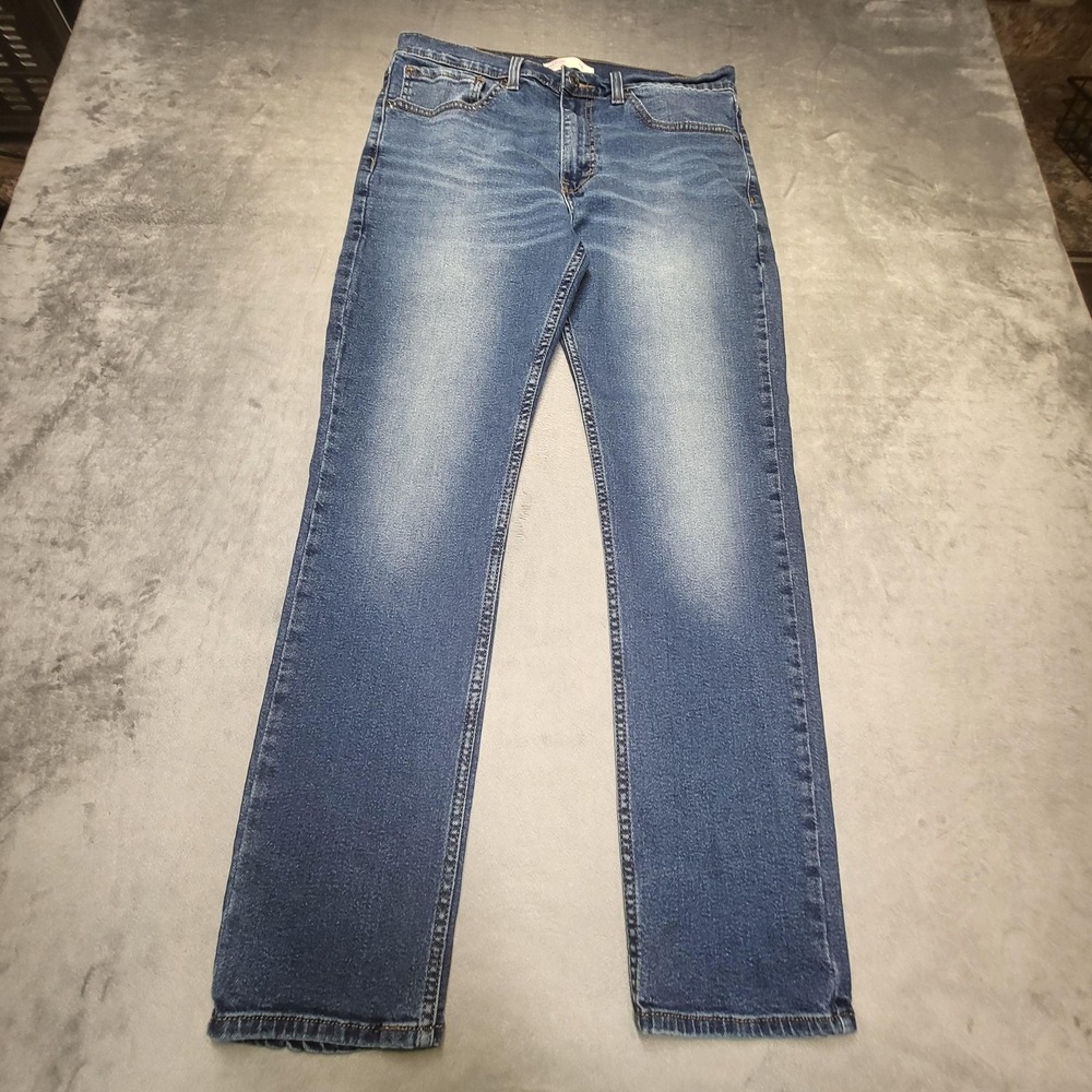 Signature By Levi Strauss & Co. Jeans Mens 34x30 Blue Slim Straight Medium Wash